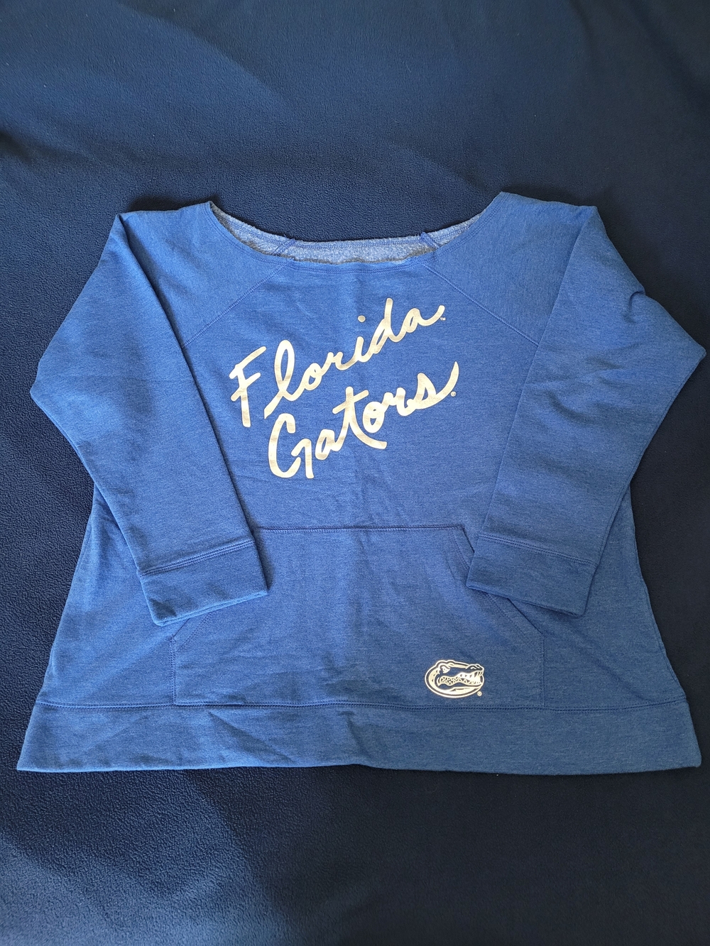 NWOT: Womens Blue Florida Gators Pullover Sweatshirt